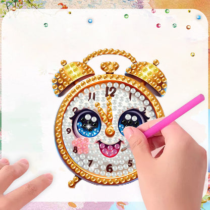 12PCS 2D Flat DIY Magnetic Refrigerator Stickers Diamond Art Kits for Home Decor