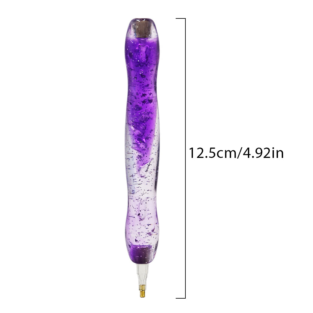 DIY Diamond Painting Pen Diamond Art Pen Diamond Painting Tools (27pcs Purple)