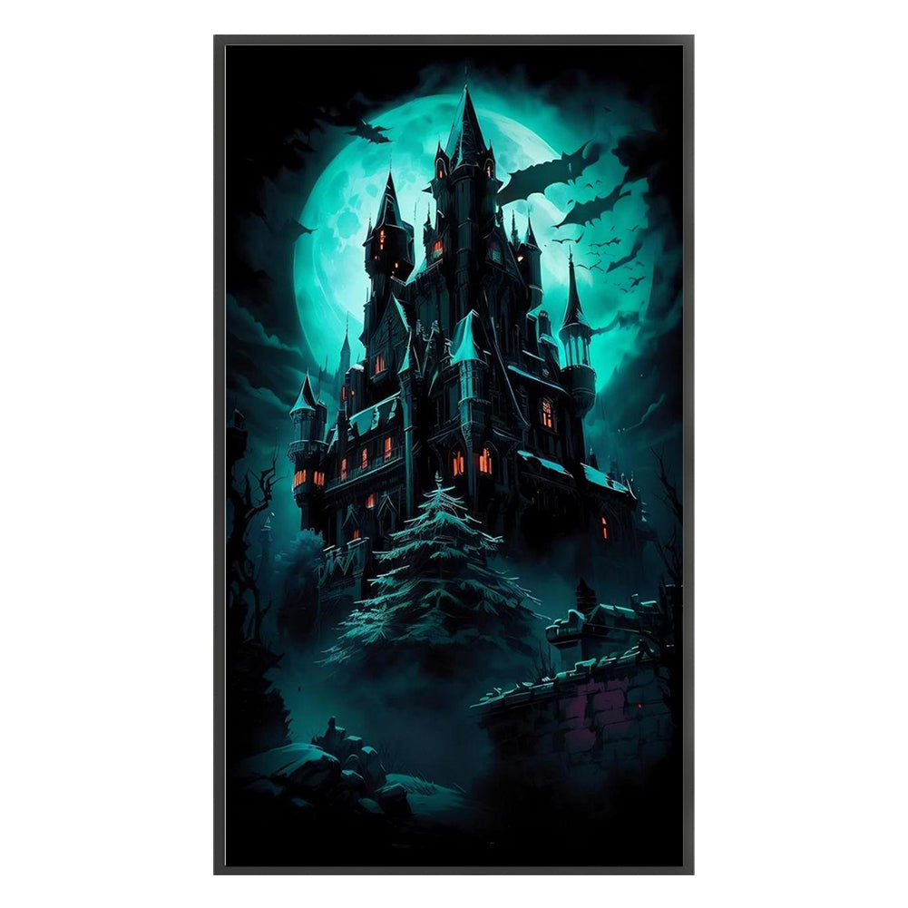 Castle - 11CT Stamped Cross Stitch 40*70CM