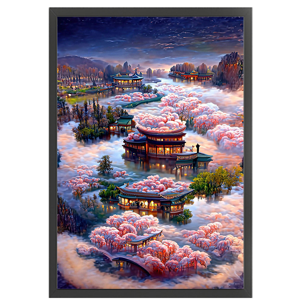 Dream Scenery - 18CT Stamped Cross Stitch 40*60CM