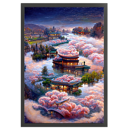 Dream Scenery - 18CT Stamped Cross Stitch 40*60CM