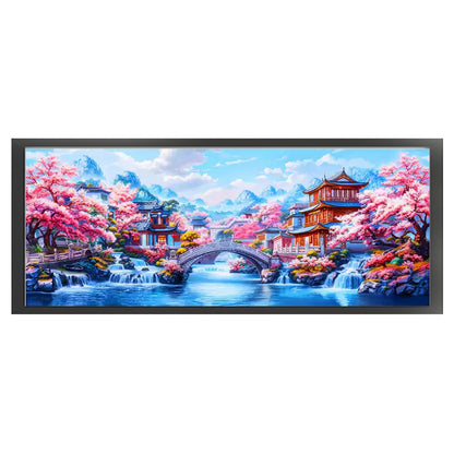 Jiangnan Attic - 11CT Stamped Cross Stitch 165*68CM£¨Mona Lisa Brand£©