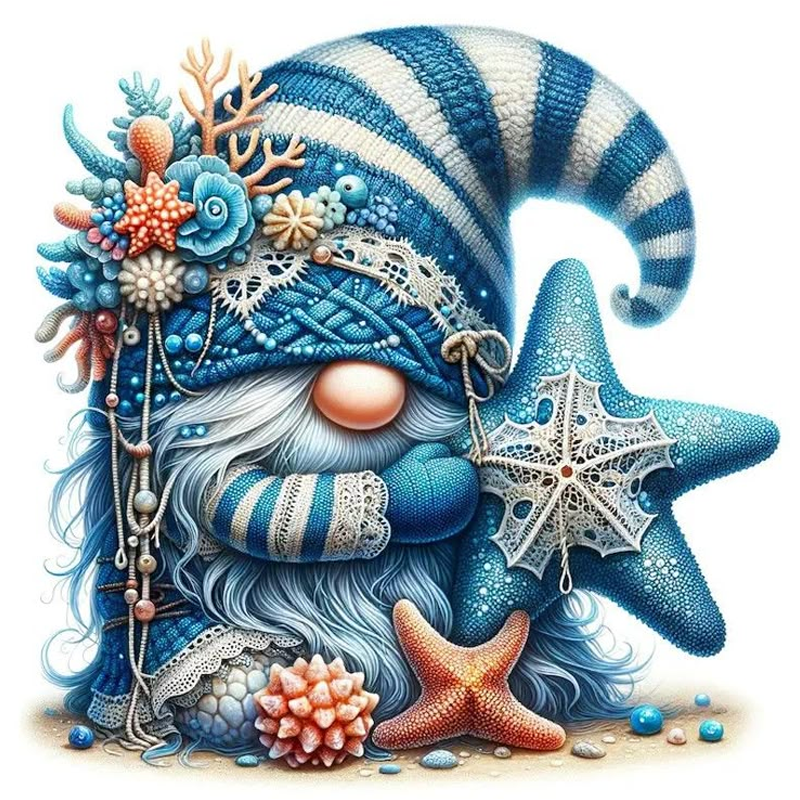 Gnomes - Full Round Drill Diamond Painting 30*30CM