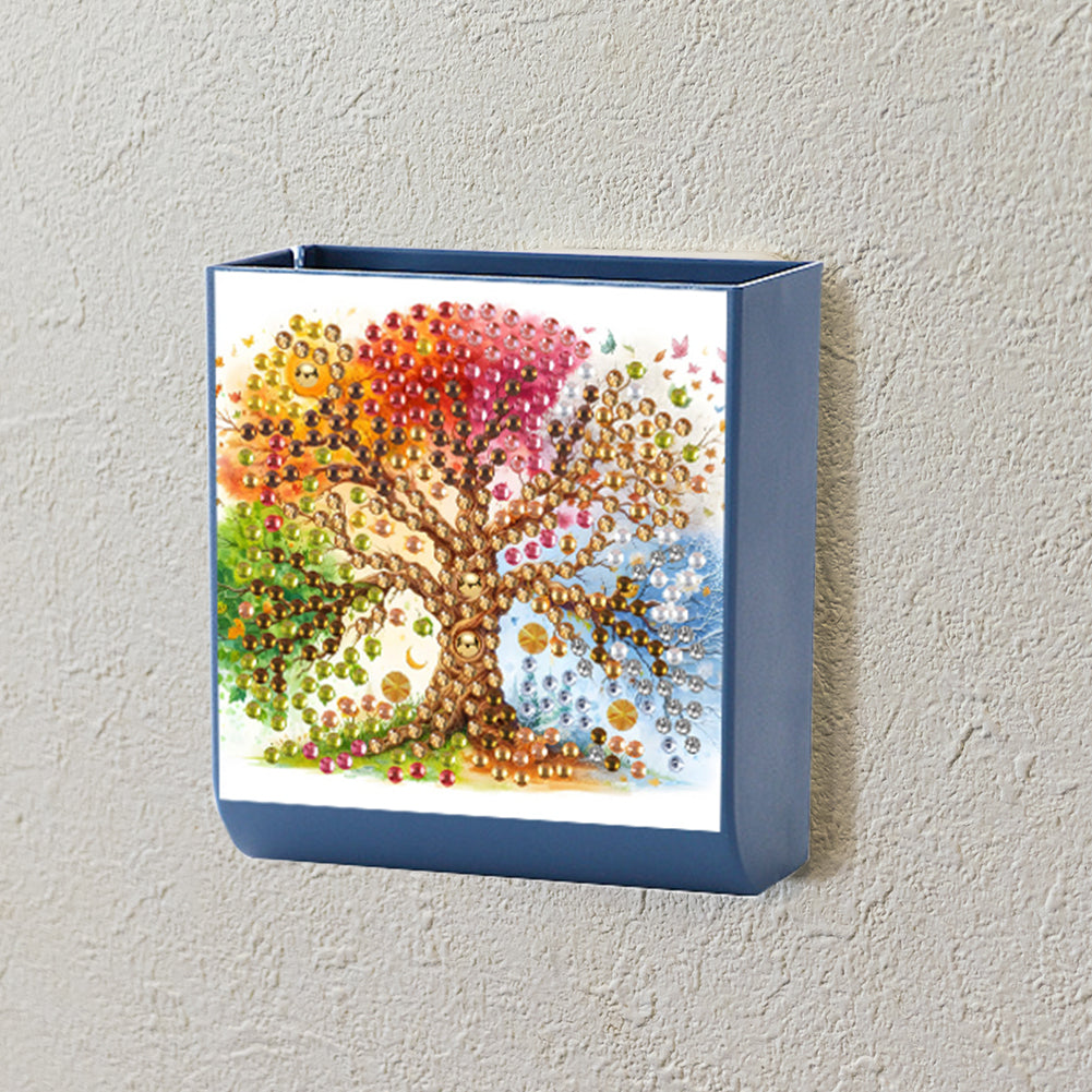 Tree DIY Diamond Painting Kit Wall-Mounted Phone Charging Station Home Decor