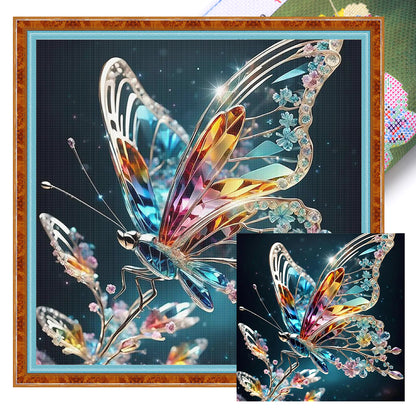 Butterfly - 11CT Stamped Cross Stitch 40*40CM