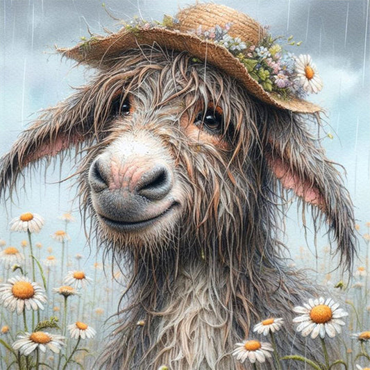 Donkey - 11CT Stamped Cross Stitch 40*40CM