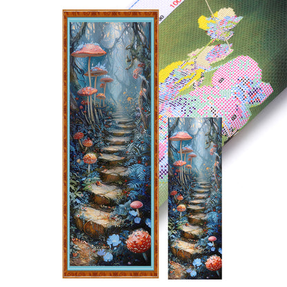 Road In A Fantasy Forest - 11CT Stamped Cross Stitch 30*90CM
