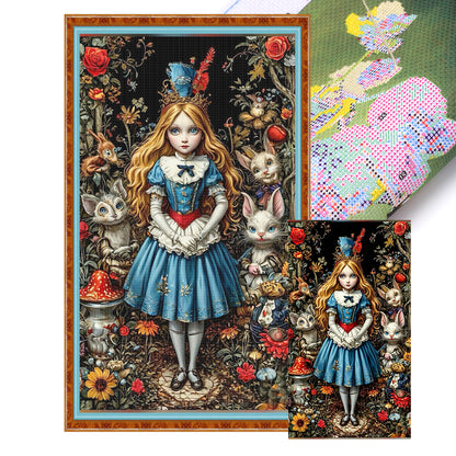 Alice - 14CT Stamped Cross Stitch 40*70CM