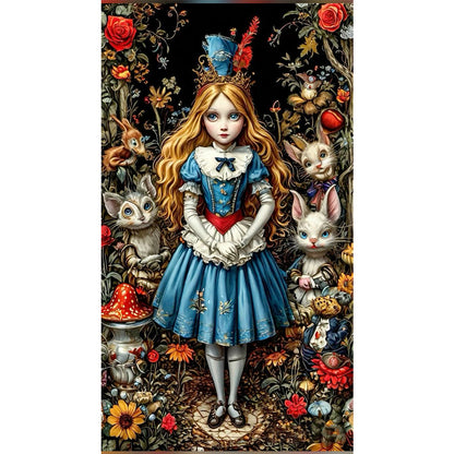 Alice - 14CT Stamped Cross Stitch 40*70CM