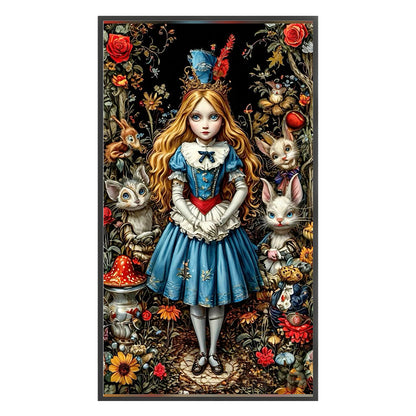 Alice - 14CT Stamped Cross Stitch 40*70CM