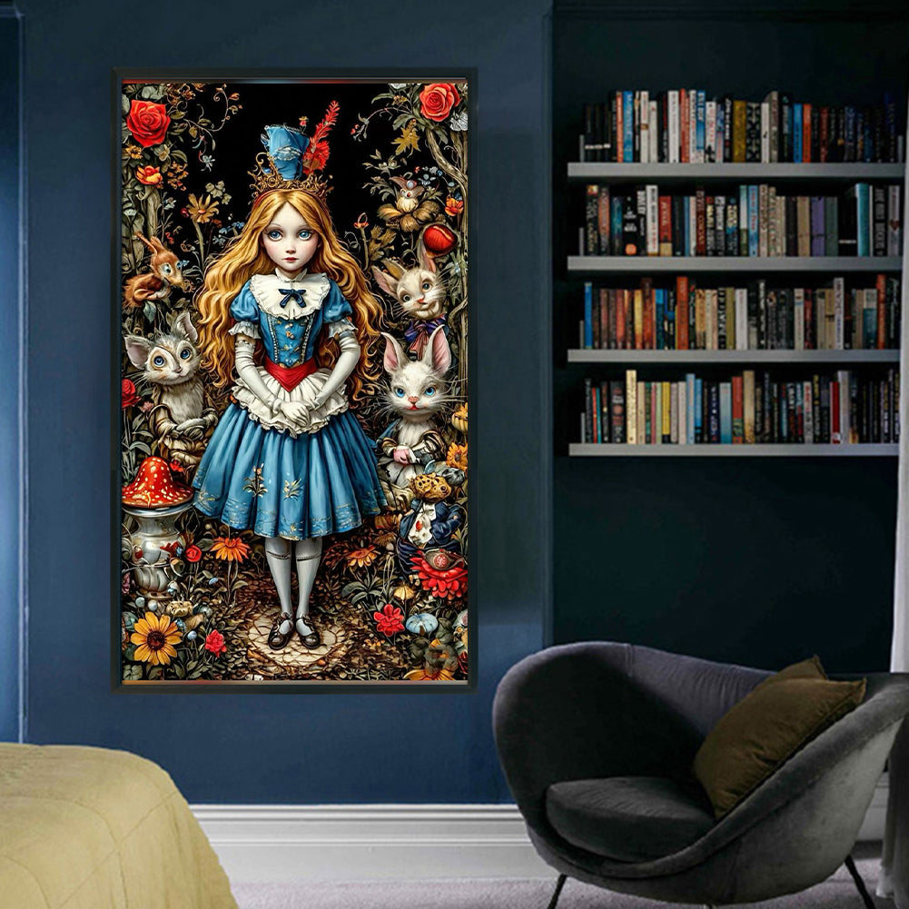 Alice - 14CT Stamped Cross Stitch 40*70CM