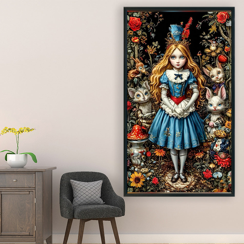 Alice - 14CT Stamped Cross Stitch 40*70CM