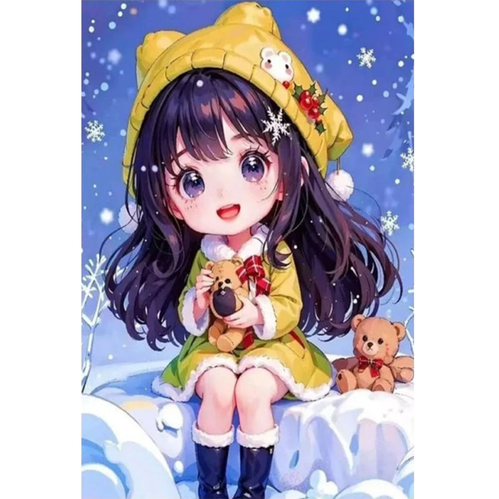 Girl - Full Square Drill Diamond Painting 40*60CM