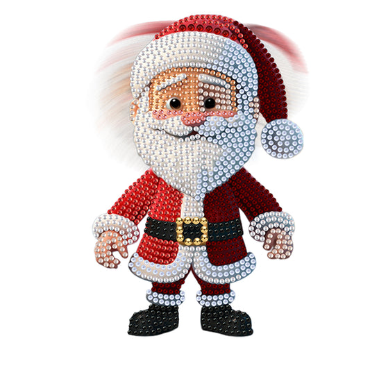 Xmas Acrylic Shaking Head 5D DIY Diamond Art Tabletop Decorations (Santa Claus)