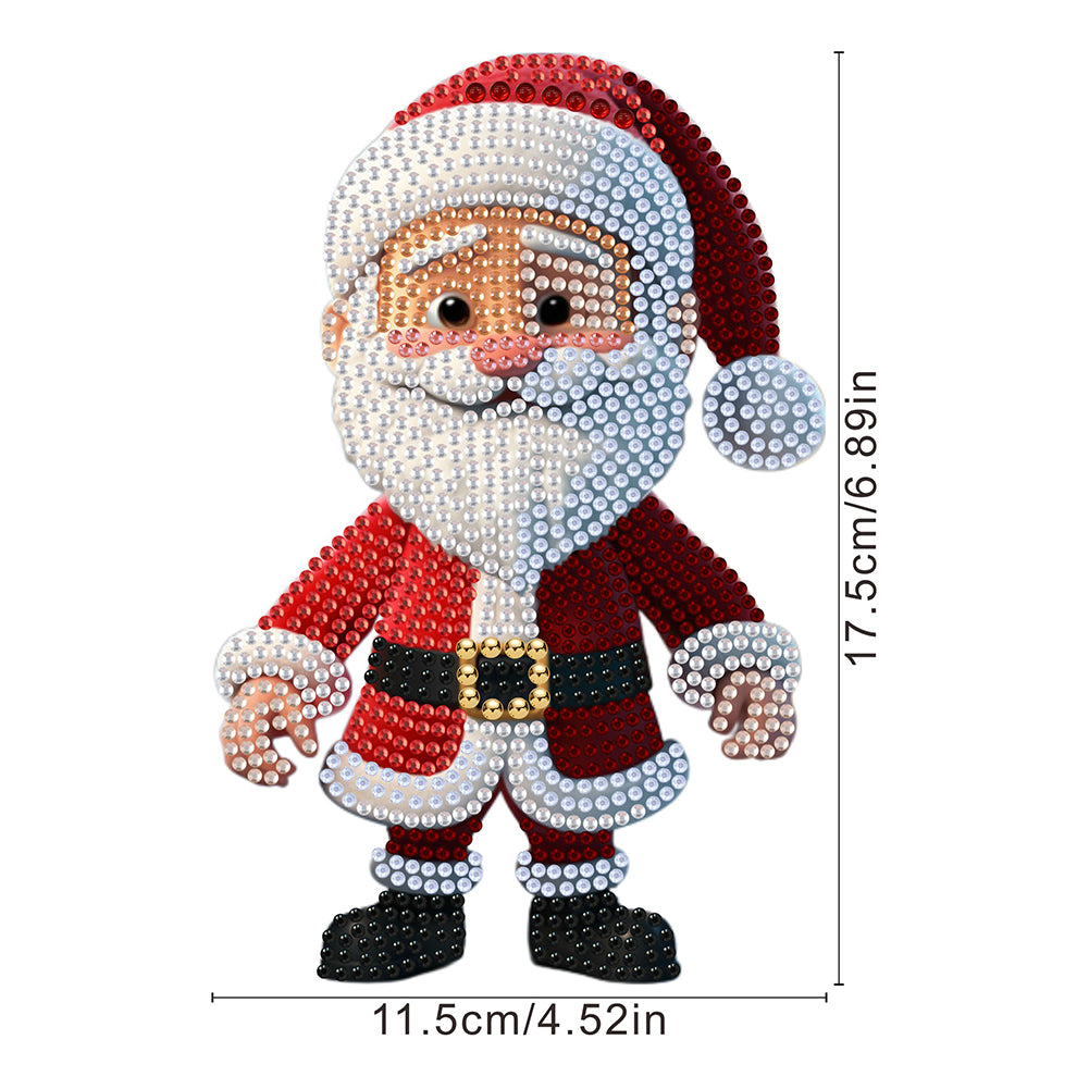 Xmas Acrylic Shaking Head 5D DIY Diamond Art Tabletop Decorations (Santa Claus)
