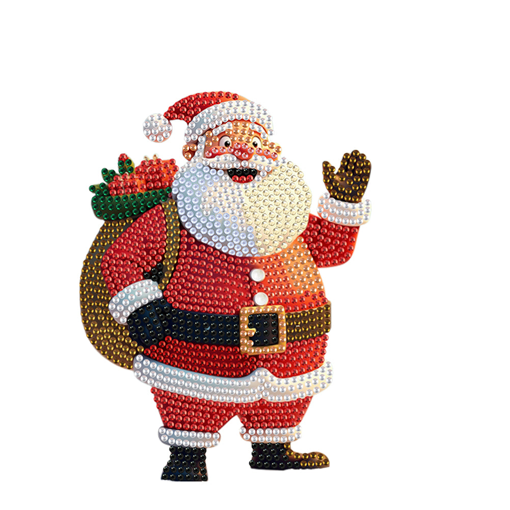 Xmas Acrylic Shaking Head 5D DIY Diamond Art Tabletop Decorations (Santa Claus)