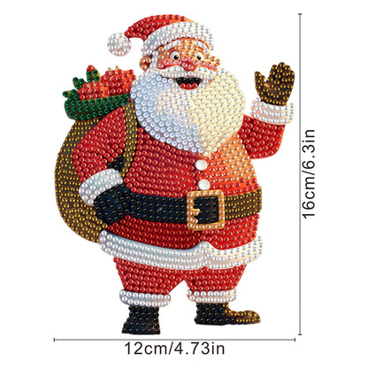 Xmas Acrylic Shaking Head 5D DIY Diamond Art Tabletop Decorations (Santa Claus)