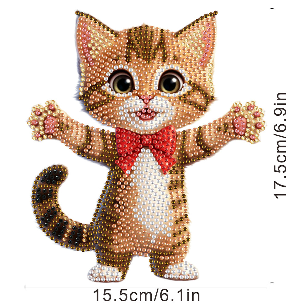 Xmas Acrylic Shaking Head Desktop Diamond Art Kits for Home Office Desktop Decor