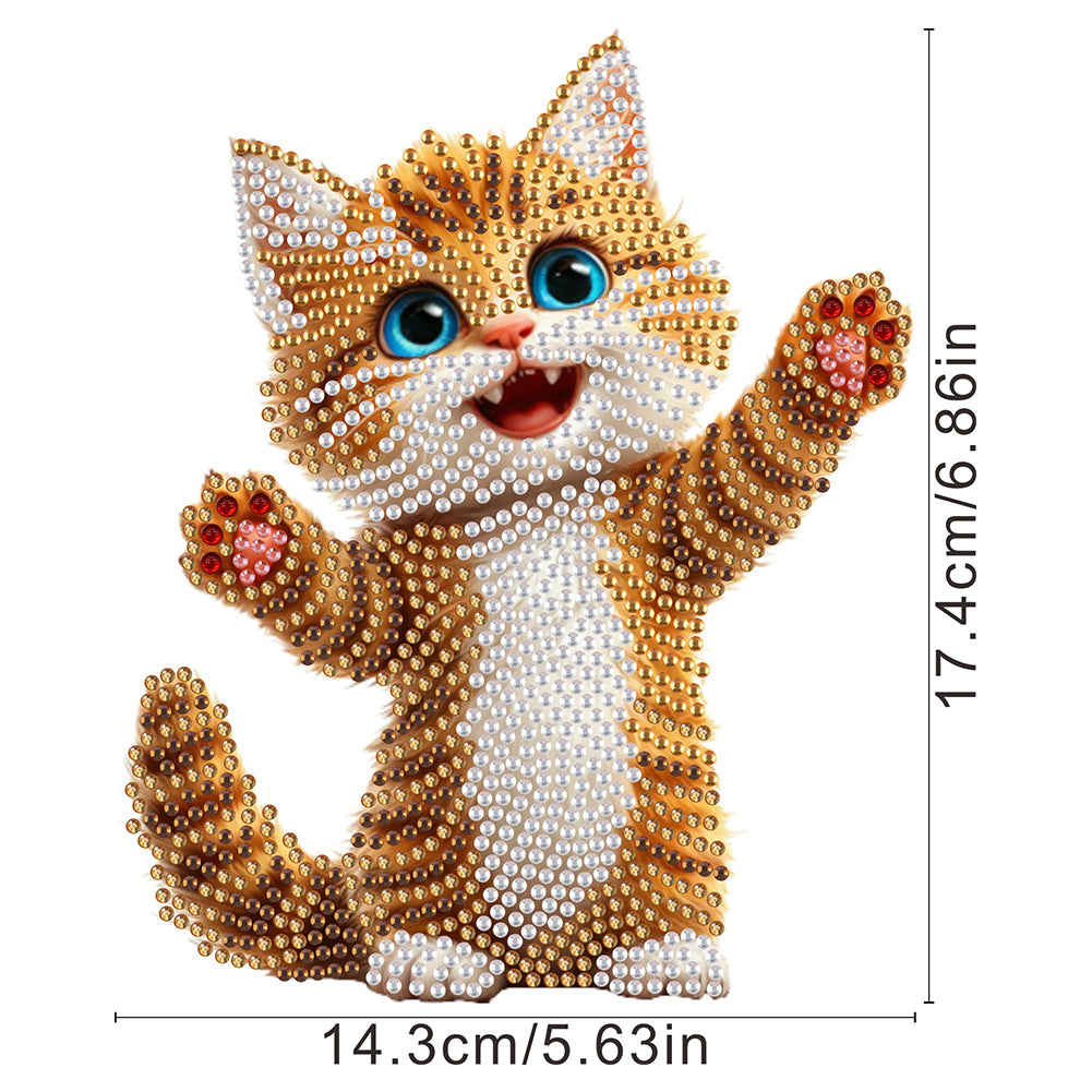 Xmas Acrylic Shaking Head Desktop Diamond Art Kits for Home Office Desktop Decor