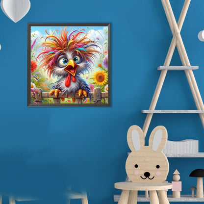Funny Chicken - Full Round Drill Diamond Painting 30*30CM