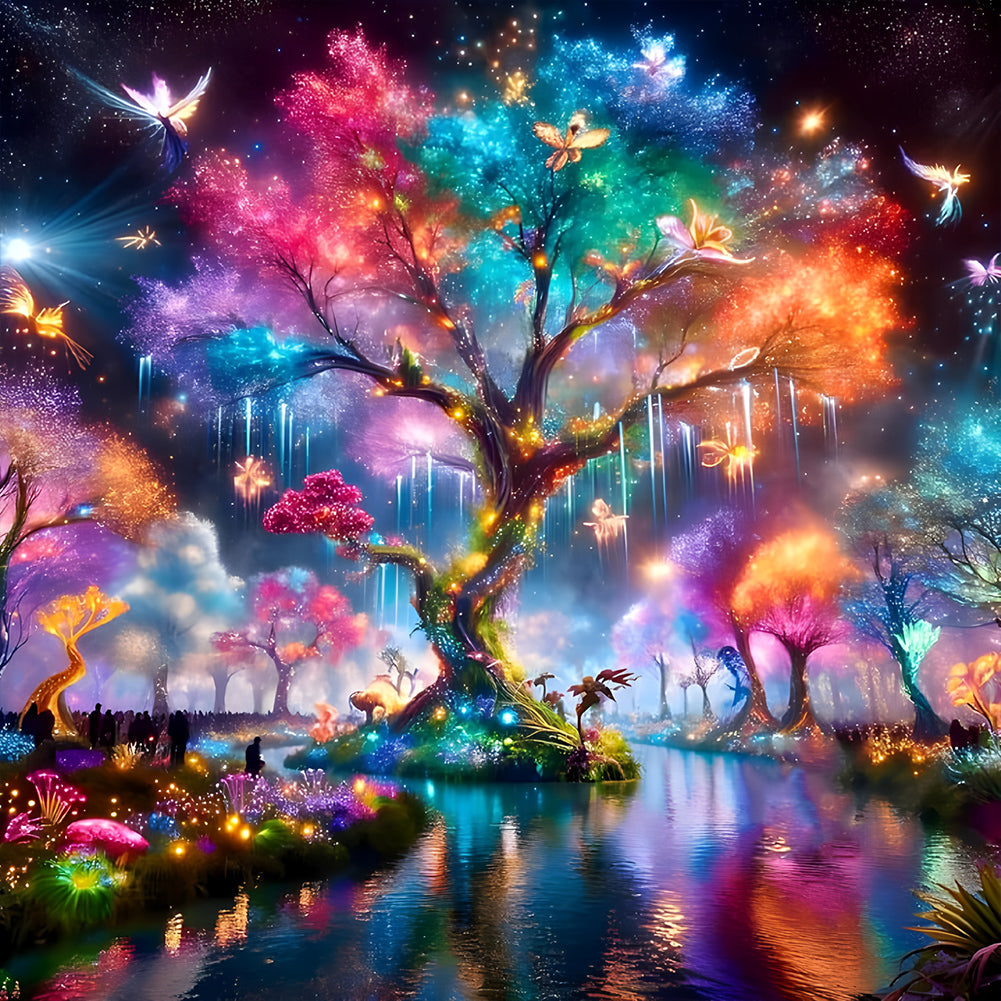 Tree Of Life - Full Round Drill Diamond Painting 30*30CM