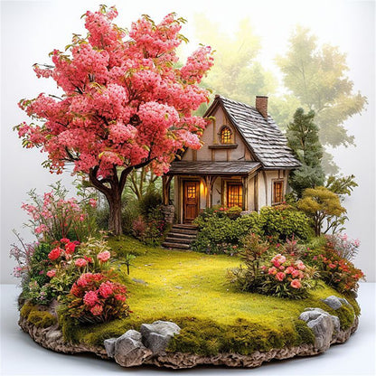 Seasonal Scenery: Spring - 11CT Stamped Cross Stitch 50*50CM