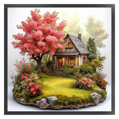 Seasonal Scenery: Spring - 11CT Stamped Cross Stitch 50*50CM