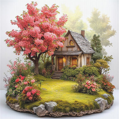 Seasonal Scenery: Spring - 11CT Stamped Cross Stitch 50*50CM