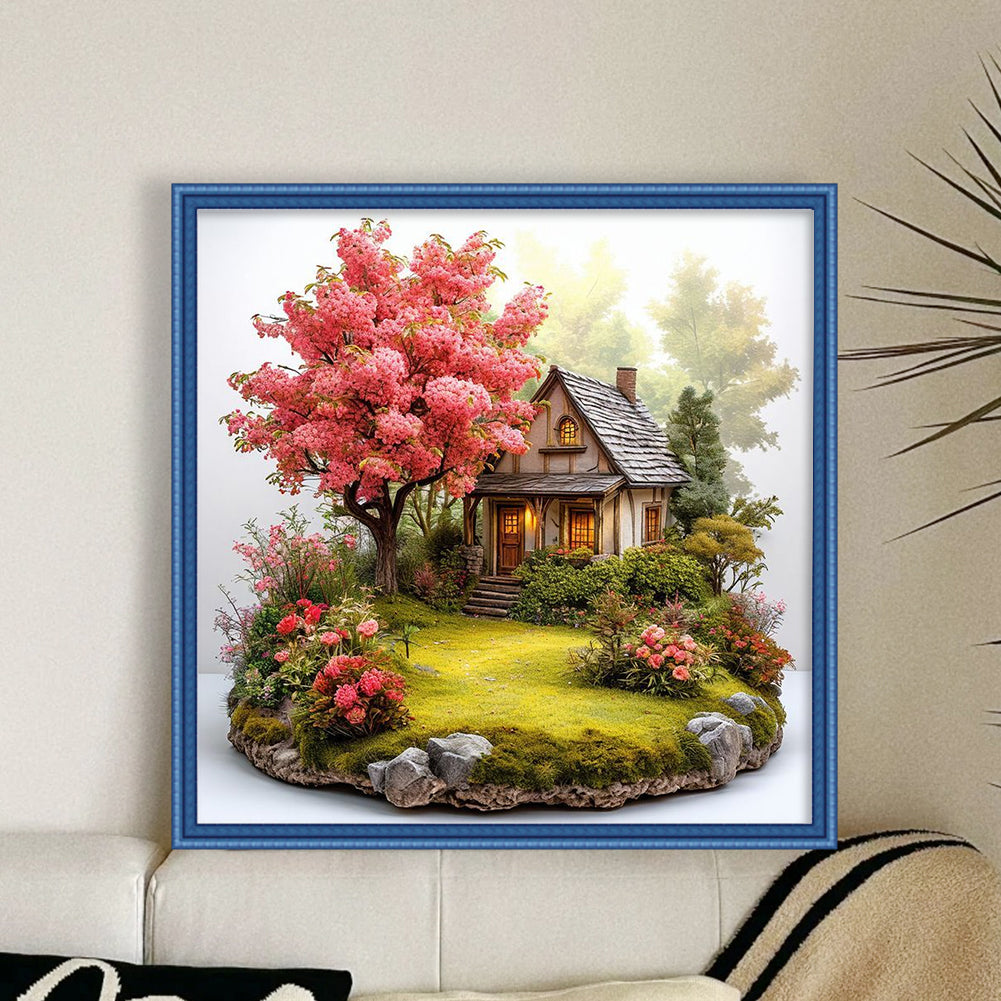 Seasonal Scenery: Spring - 11CT Stamped Cross Stitch 50*50CM