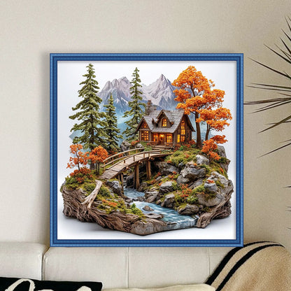 Seasonal Scenery: Autumn - 11CT Stamped Cross Stitch 50*50CM