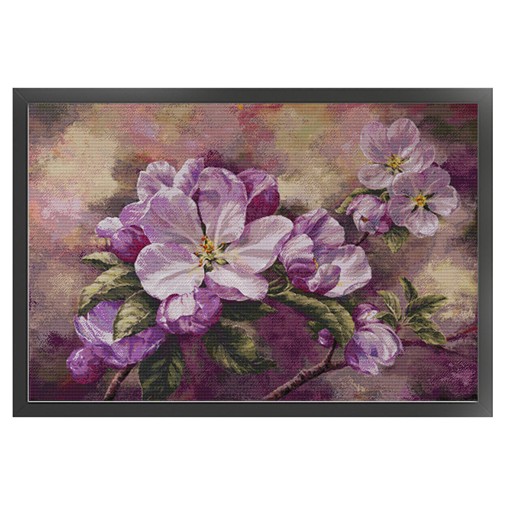 Apple Blossoms - 14CT Stamped Cross Stitch 104*72CM(Joy Sunday)