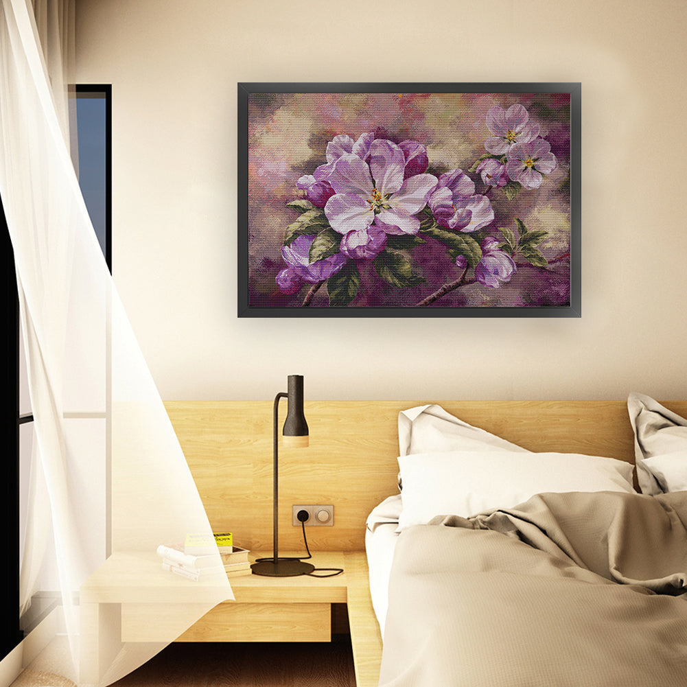 Apple Blossoms - 14CT Stamped Cross Stitch 104*72CM(Joy Sunday)