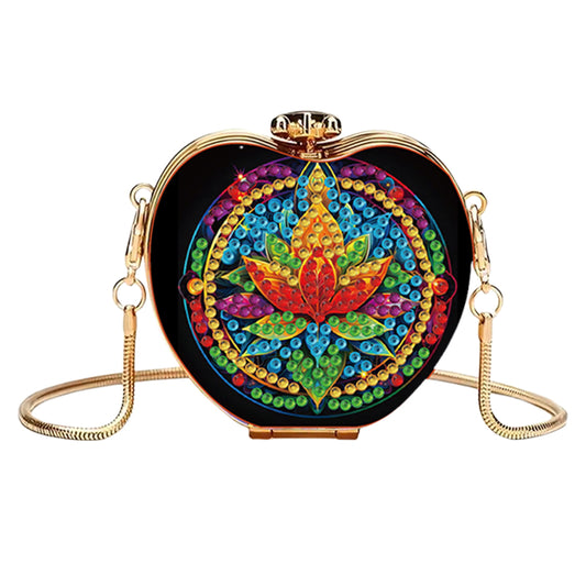 Flower DIY Diamond Painting Shoulder Bag for Coins Lipstick Earphones Gifts