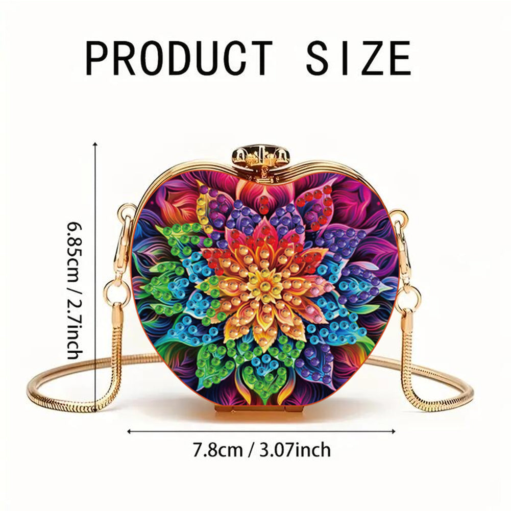 Mandala DIY Diamond Painting Shoulder Bag for Coins Lipstick Earphones Gifts