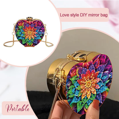 DIY Diamond Painting Shoulder Bag Portable Bag for Coins Lipstick Earphones