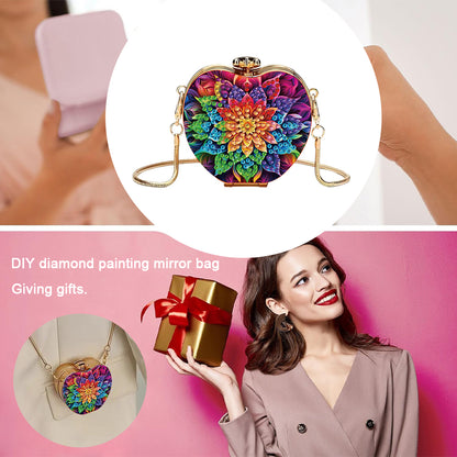 DIY Diamond Painting Shoulder Bag Portable Bag for Coins Lipstick Earphones