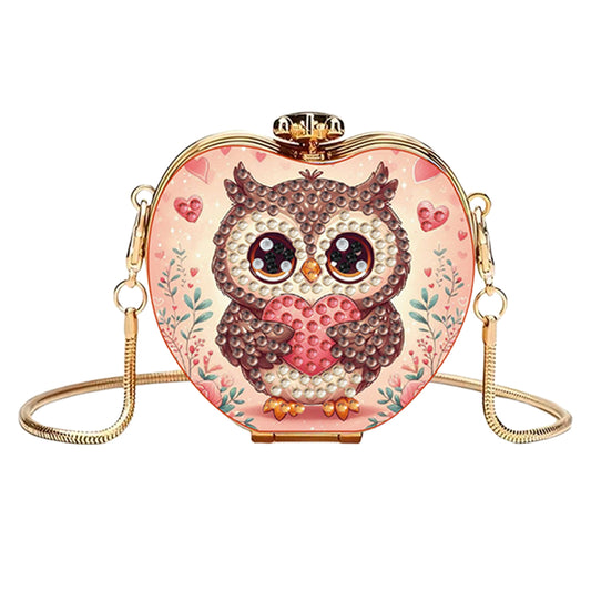 DIY Diamond Painting Shoulder Bag Portable Bag for Coins Lipstick Earphones