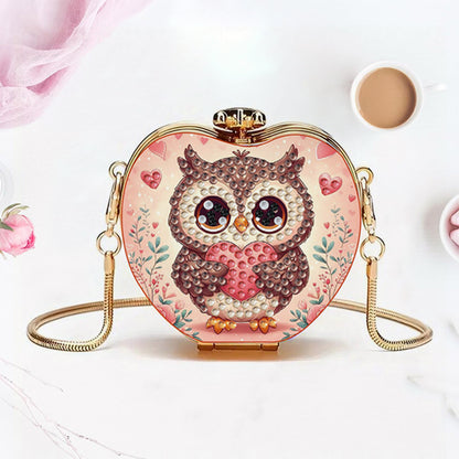 DIY Diamond Painting Shoulder Bag Portable Bag for Coins Lipstick Earphones