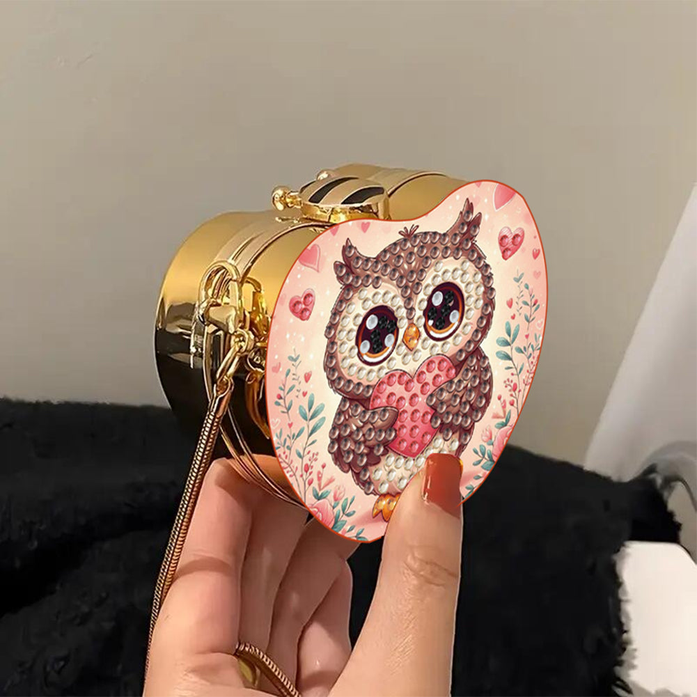 Owl DIY Diamond Painting Shoulder Bag for Coins Lipstick Earphones Gifts