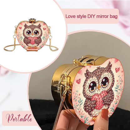 Owl DIY Diamond Painting Shoulder Bag for Coins Lipstick Earphones Gifts