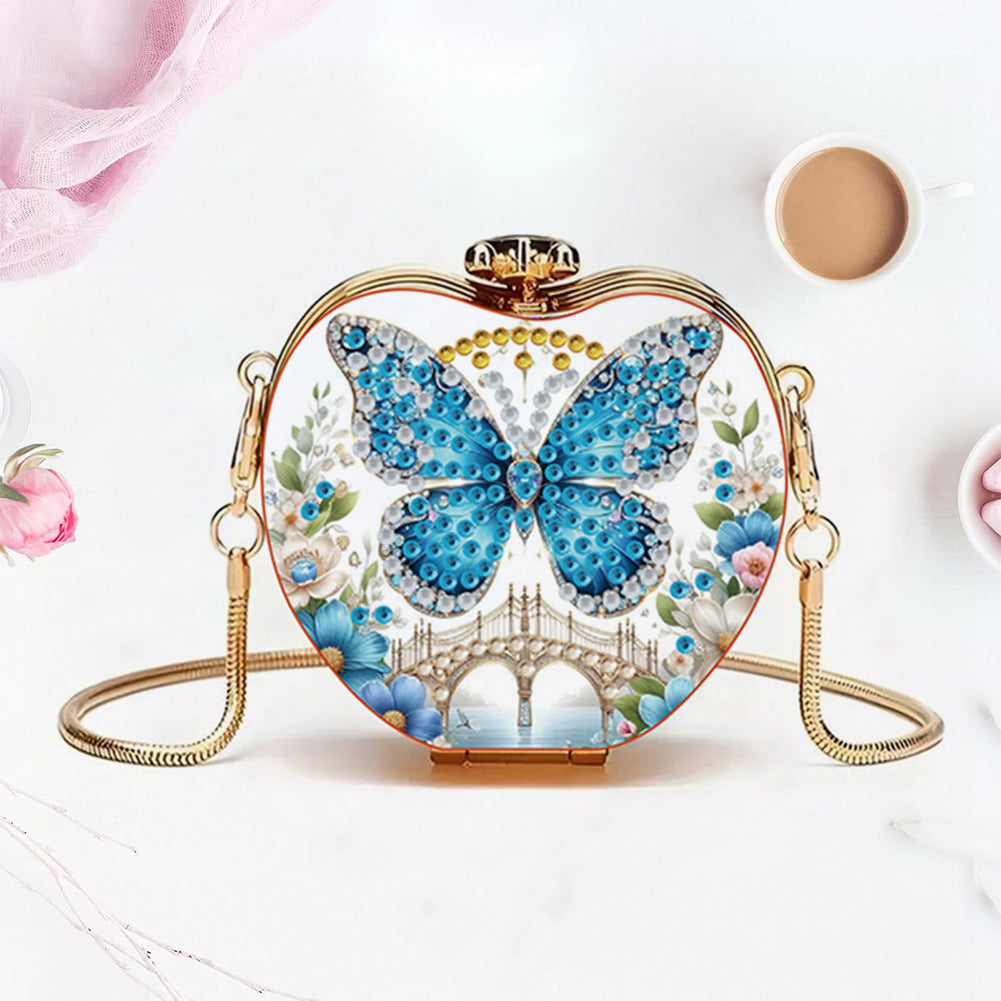 DIY Diamond Painting Shoulder Bag Portable Bag for Coins Lipstick Earphones