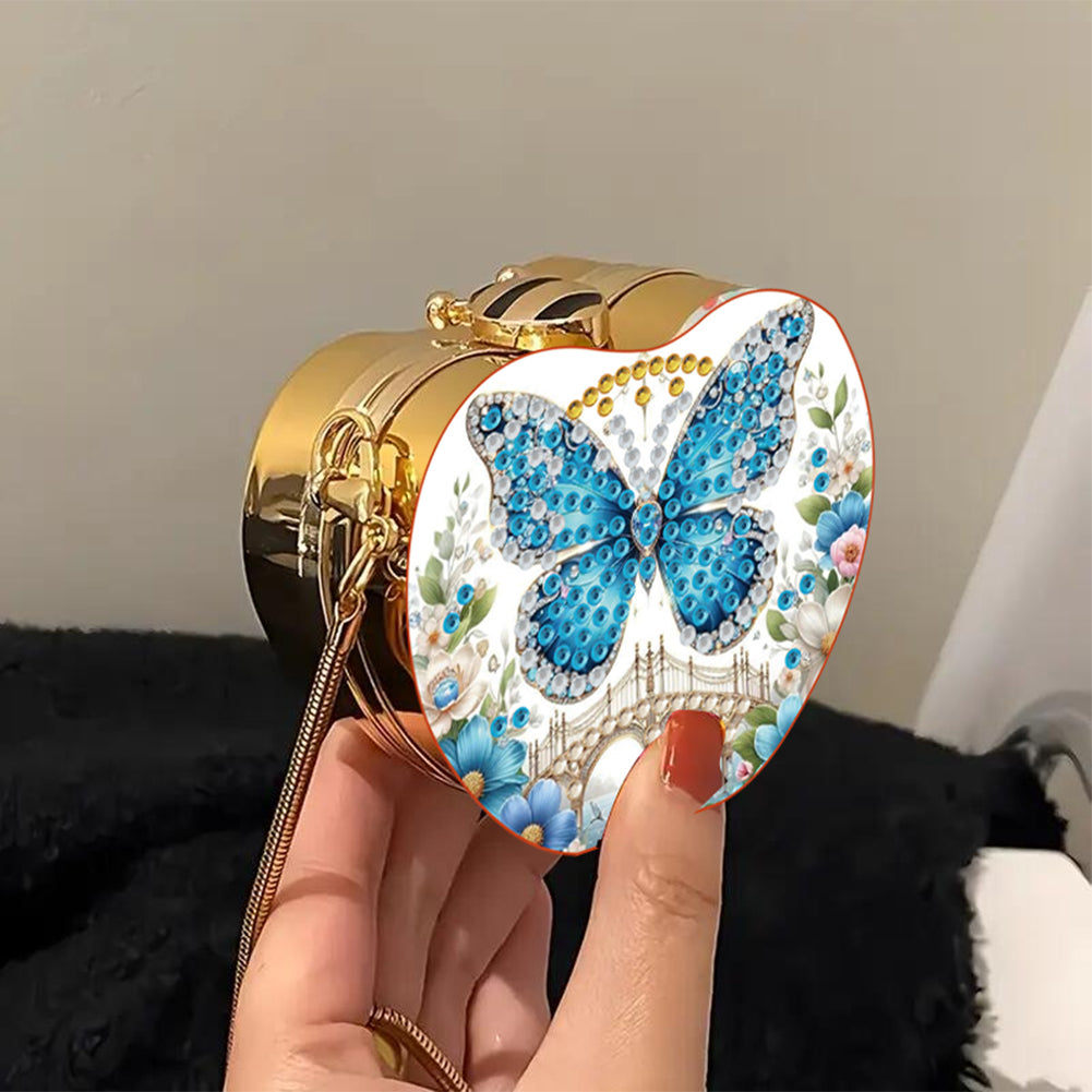 DIY Diamond Painting Shoulder Bag Portable Bag for Coins Lipstick Earphones