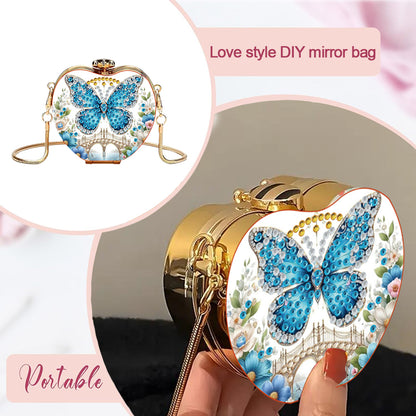 DIY Diamond Painting Shoulder Bag Portable Bag for Coins Lipstick Earphones