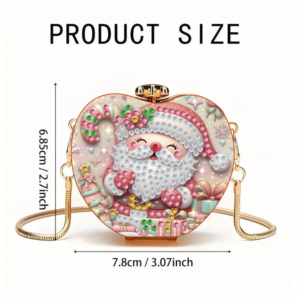 DIY Diamond Painting Shoulder Bag Portable Bag for Coins Lipstick Earphones