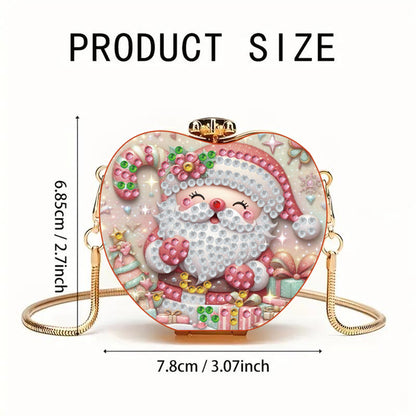 DIY Diamond Painting Shoulder Bag Portable Bag for Coins Lipstick Earphones