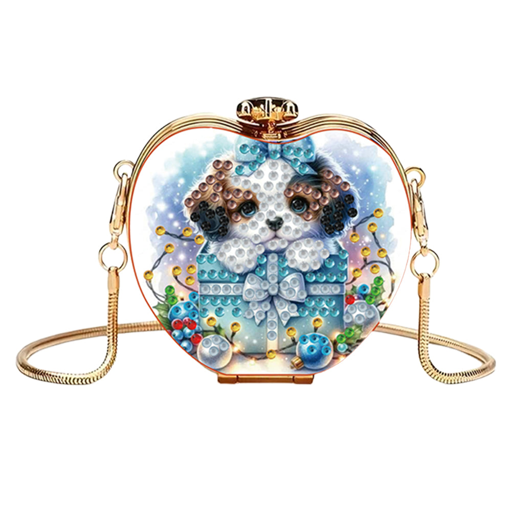 DIY Diamond Painting Shoulder Bag Portable Bag for Coins Lipstick Earphones