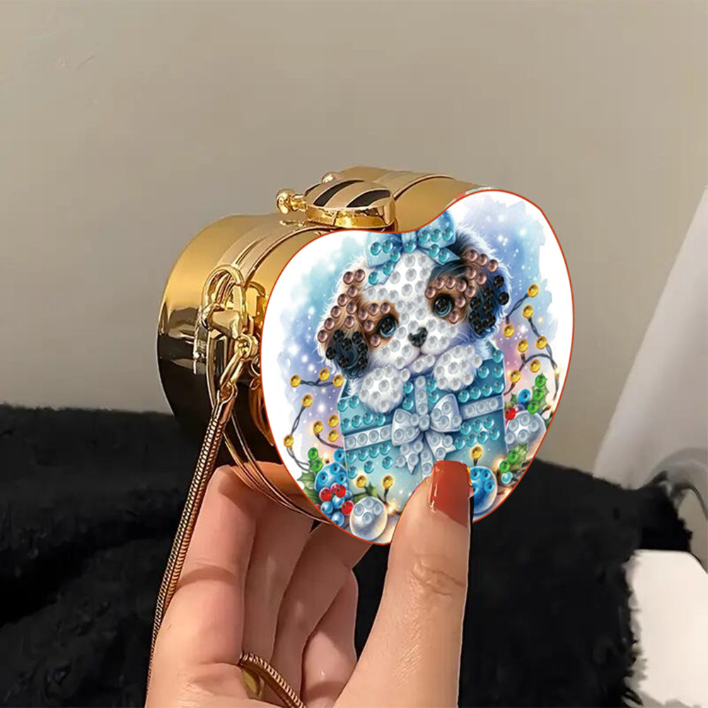 DIY Diamond Painting Shoulder Bag Portable Bag for Coins Lipstick Earphones