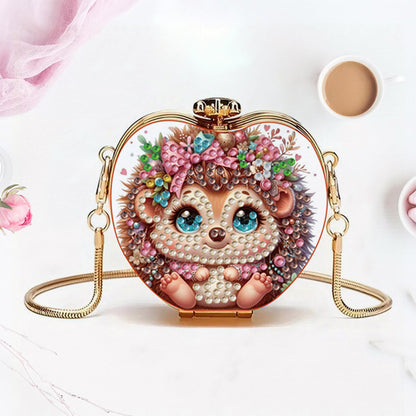 DIY Diamond Painting Shoulder Bag Portable Bag for Coins Lipstick Earphones