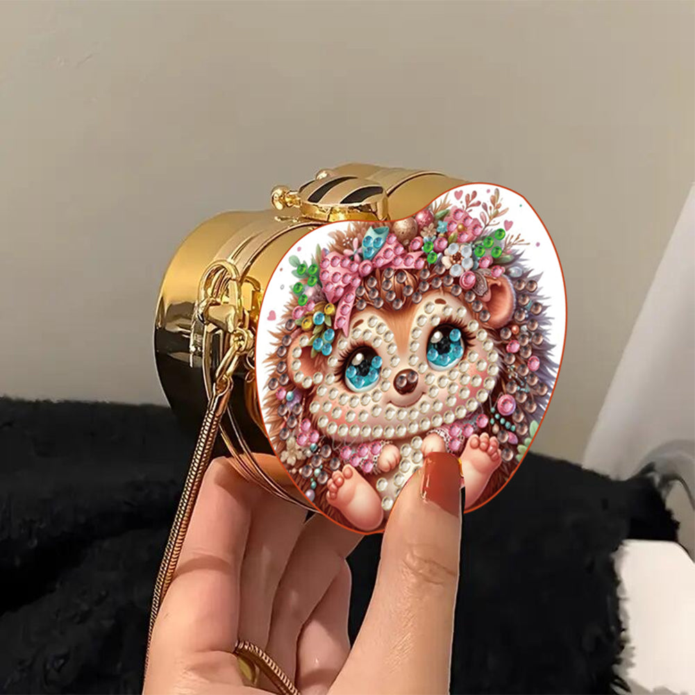 DIY Diamond Painting Shoulder Bag Portable Bag for Coins Lipstick Earphones