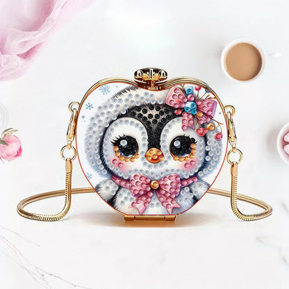 DIY Diamond Painting Shoulder Bag Portable Bag for Coins Lipstick Earphones
